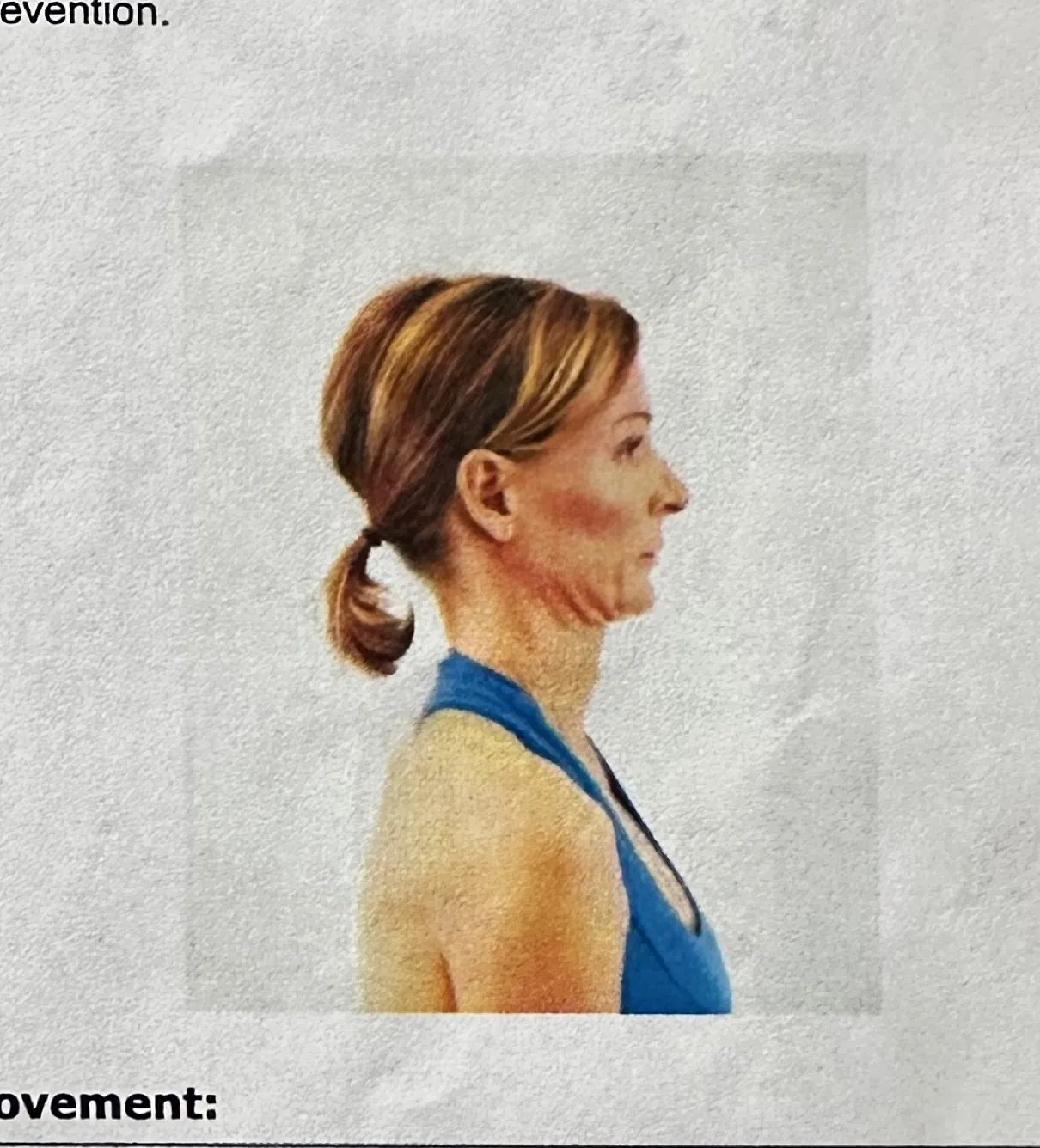 Head Retraction movement or finishing position