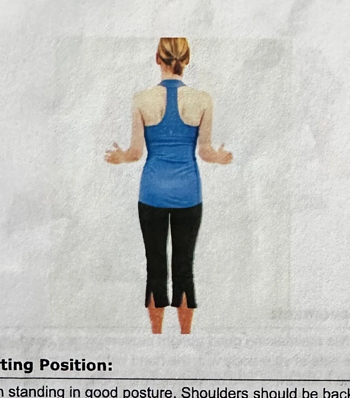 Bilateral External Rotation with Scapular Retraction starting position