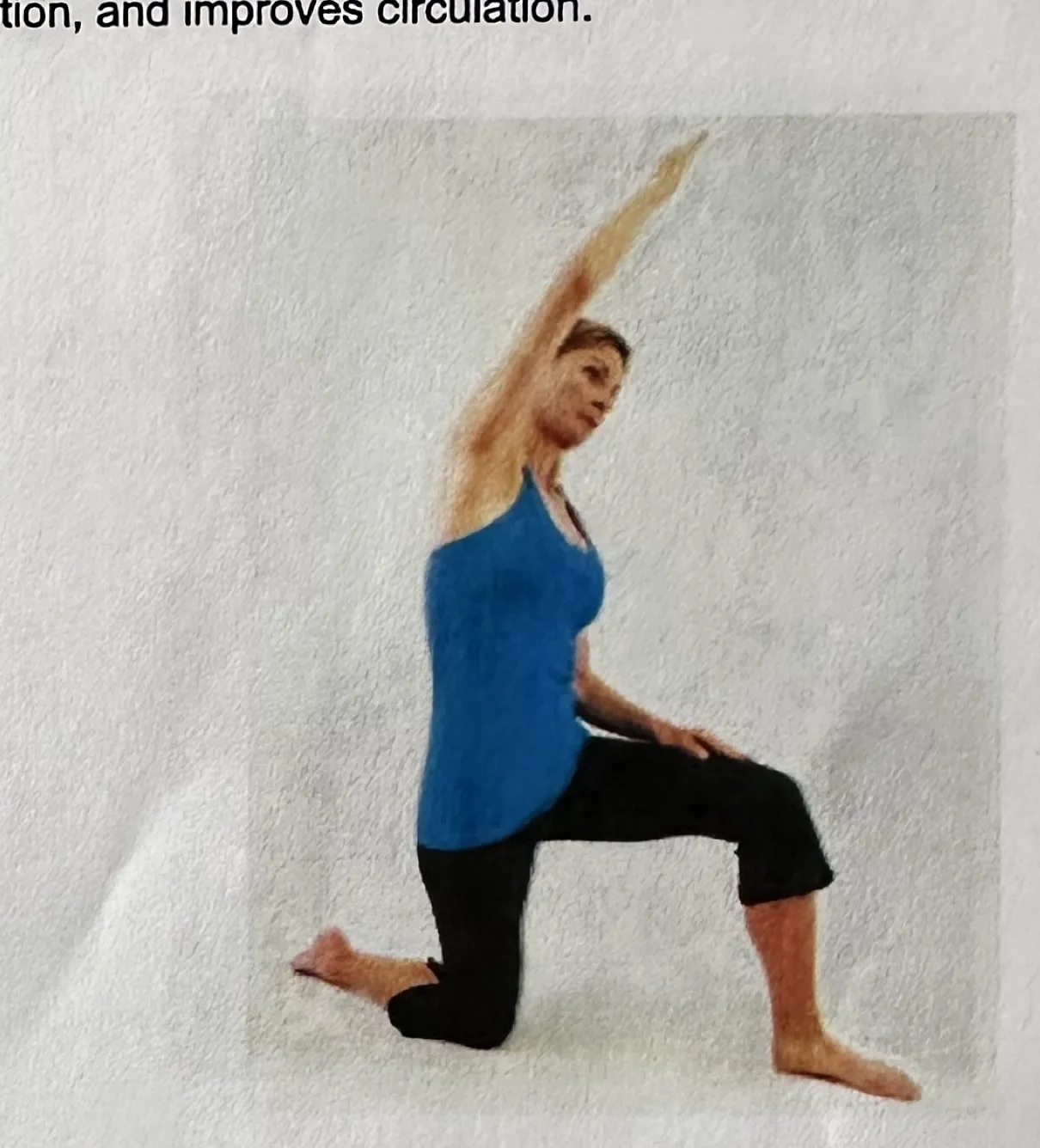Kneeling Side Stretch movement or finishing position